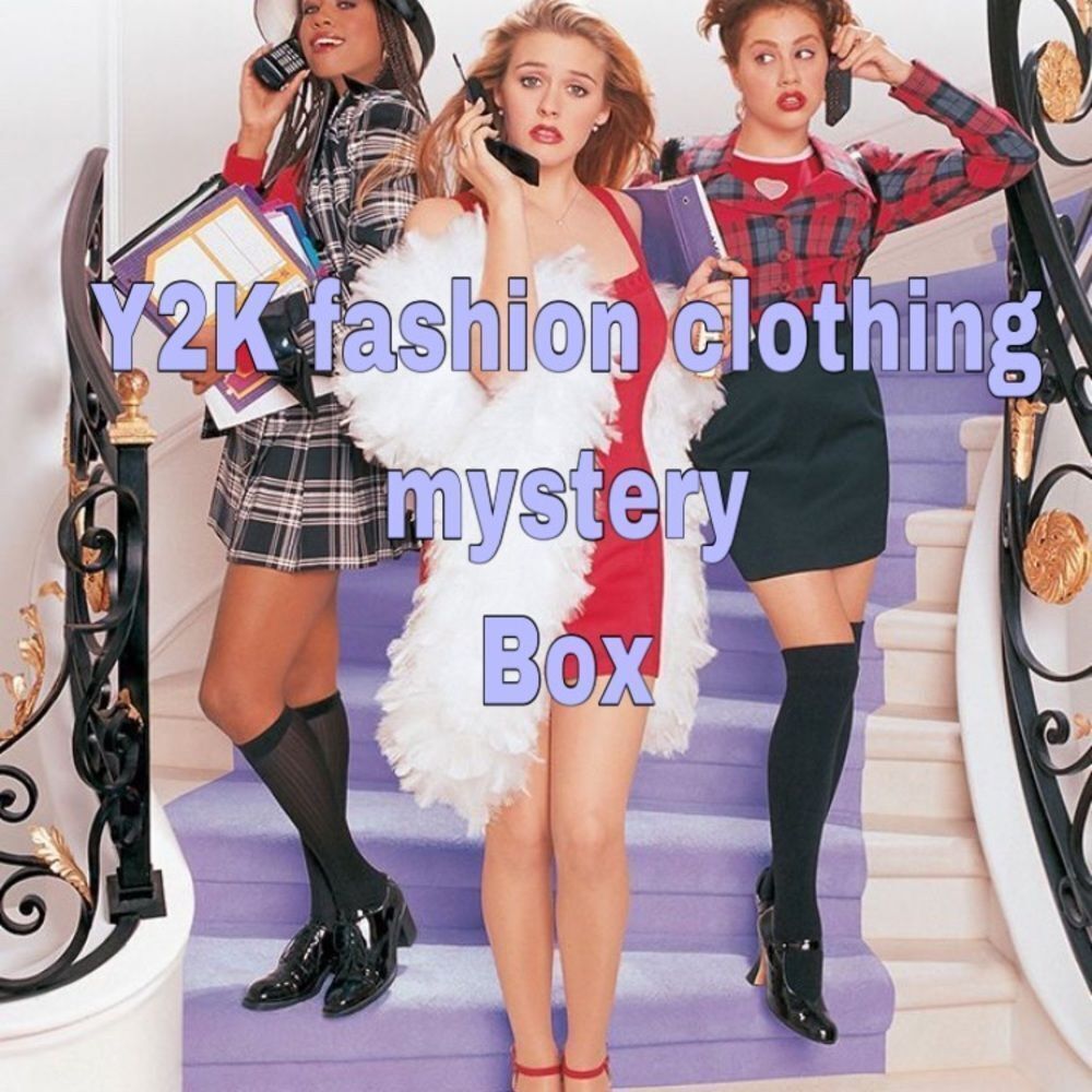 Y2K Fashion clothing mystery box 5 items
